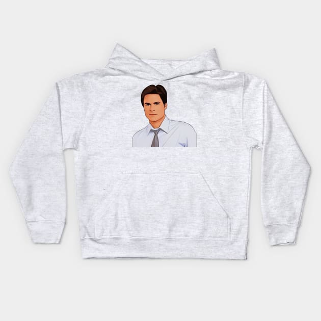 The West Wing Sam Seaborn Kids Hoodie by baranskini